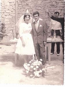 MARIAGE AOUT 1962 NOELLE MULIARDO ET FRANCOIS CUENCA